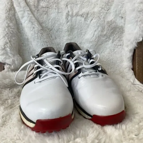 Adidas Tour360 XT-SL Spikeless white golf shoes 10
